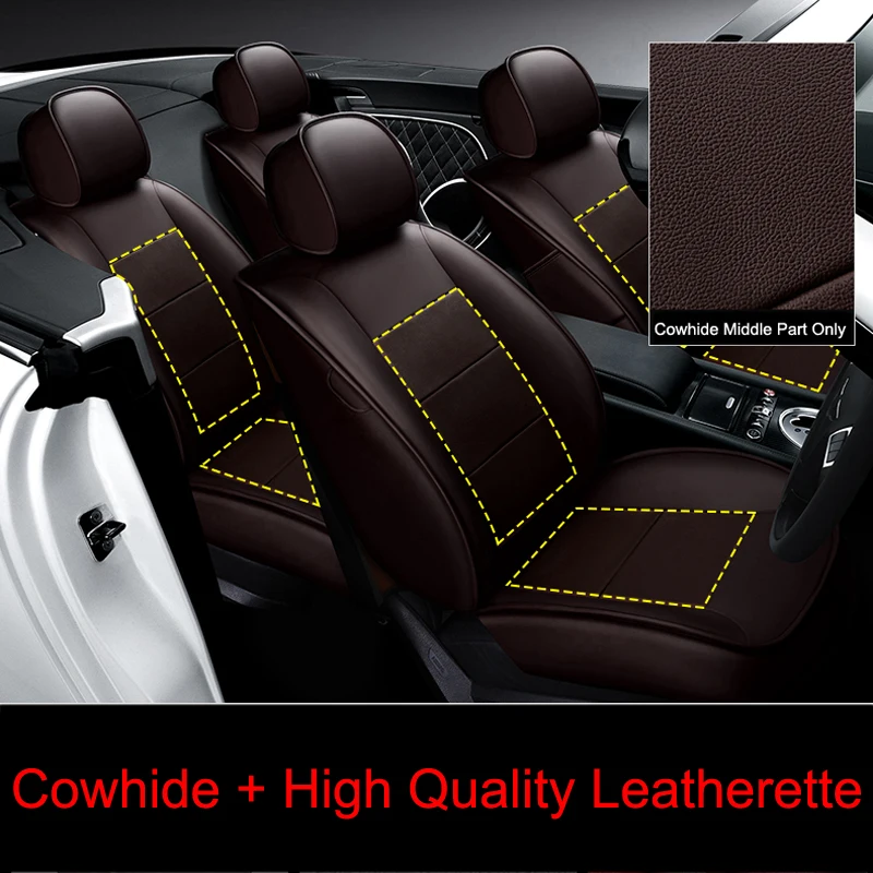 US $314.64 CARTAILOR Cover Car Seat Leather For VOLVO V40 Seat Covers Cars Accessories Automobiles Seats Cover Set Custom Cushion Protector