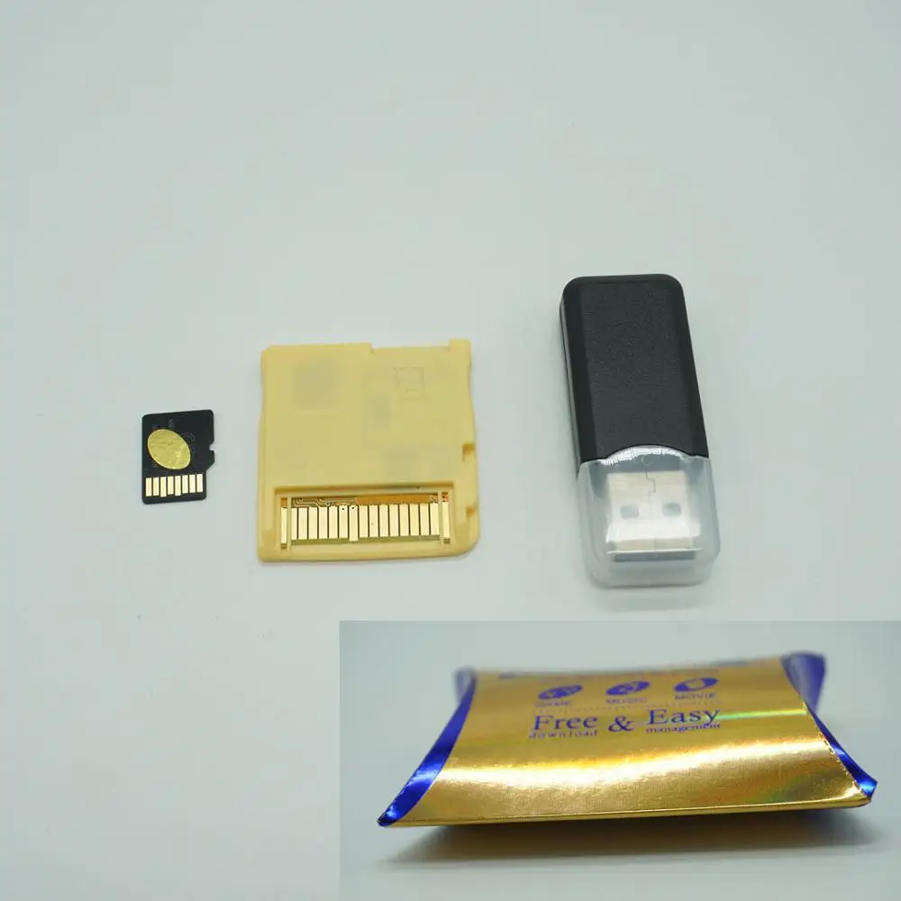 20 шт. Ganer для R4 Gold Pro SD HC RTS LITE DS/3DS/2DS/Revolution Box с 16 Гб sd картой USB адаптер|Запасные части|