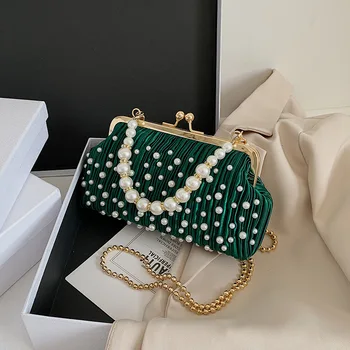 

Fashion pearl accessories bags for women 2020 women's handbag bolsos para mujer purses and handbags sac a main femme women bag