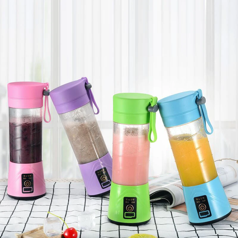 

Multifunctional 400ML USB Electric Fruit Juicer Handheld Smoothie Maker Blenders Stirring Rechargeable Mini Juice Cup Water