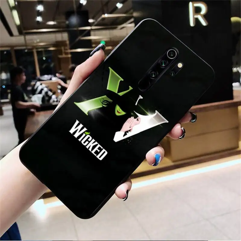 KPUSAGRT Broadway Musical Wicked Lyrics Soft Phone Case Cover for Redmi Note 9 8 8T 8A 7 6 6A Go Pro Max Redmi 9 K20 xiaomi leather case color Cases For Xiaomi