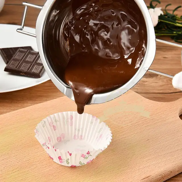 Long Handle Chocolate Pot  Wax Melting Stainless Steel Pan DIY Scented Candle Soap Chocolate Butter Cheese Milk Handmade Tool 5