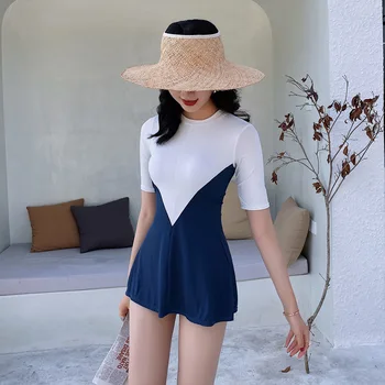 

One Piece Swimsuit Woman Swimwear With Push Up Swimming Suit For Women 2019 Swimsuits Sexy Slim Skirt Two Paisley Polyester