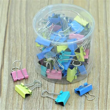 

Random color long tail clip folder -1 set (10)