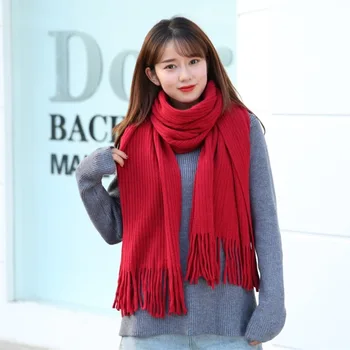 

Scarf Women's Gift Winter Knitted Scarf Thic