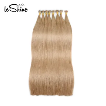 

Leshine Remy Hair Nano Ring Extensions Human Hair Extension Salon Natural Hair Micro Ring Hair Double Drawn Straight Hair 20"