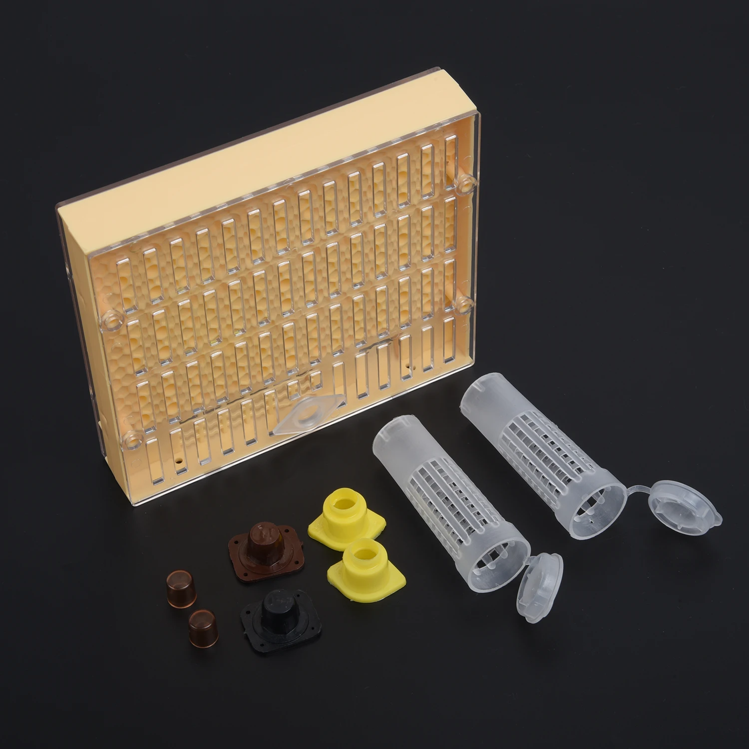 

Pro Queen Rearing Cupkit System Bee Beekeeping Catcher Box & 100 Cell Cups Kit