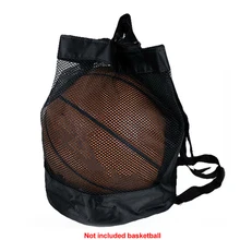 Большая вместительность, многофункциональная баскетбольная сумка из ткани Оксфорд, Сетчатая Сумка, переносная футбольная сетка для хранения, для улицы, Кроссбоди, прочная