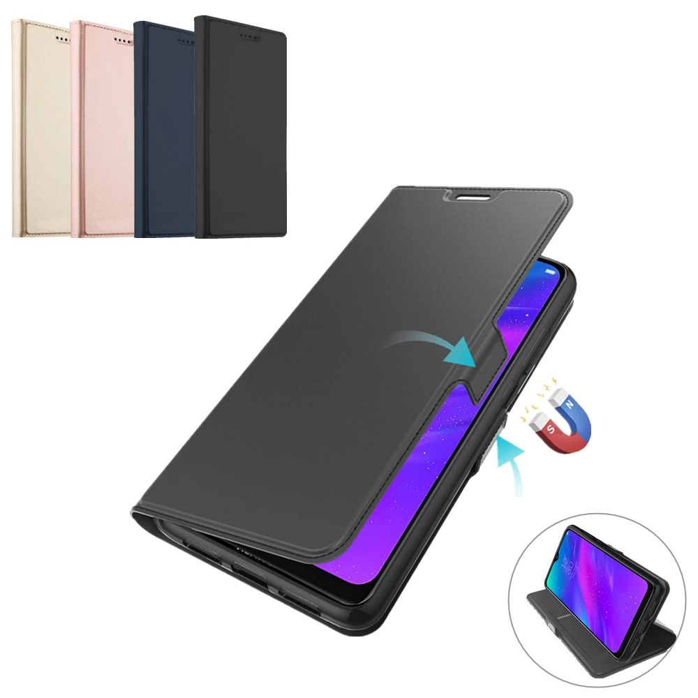 Для Oppo Realme 3 5i 5 6 Pro чехол кожаный бумажник 360 Защита ударопрочный флип с подставкой