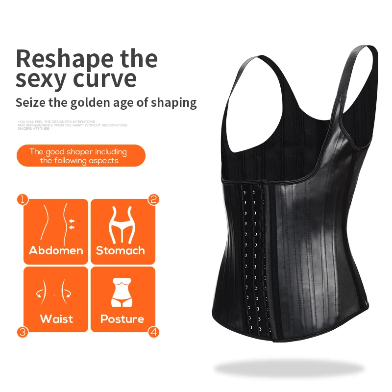 Latex waist trainer women binders shapers modeling strap corset colombian girdles body shapewear faja shaper sash reductive