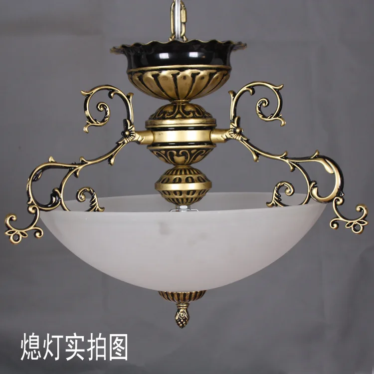 

European Style Creative Small Droplight Imitation Copper Entrance Lights Hallway Corridor Chandelier Foyer Entrance Chandelier