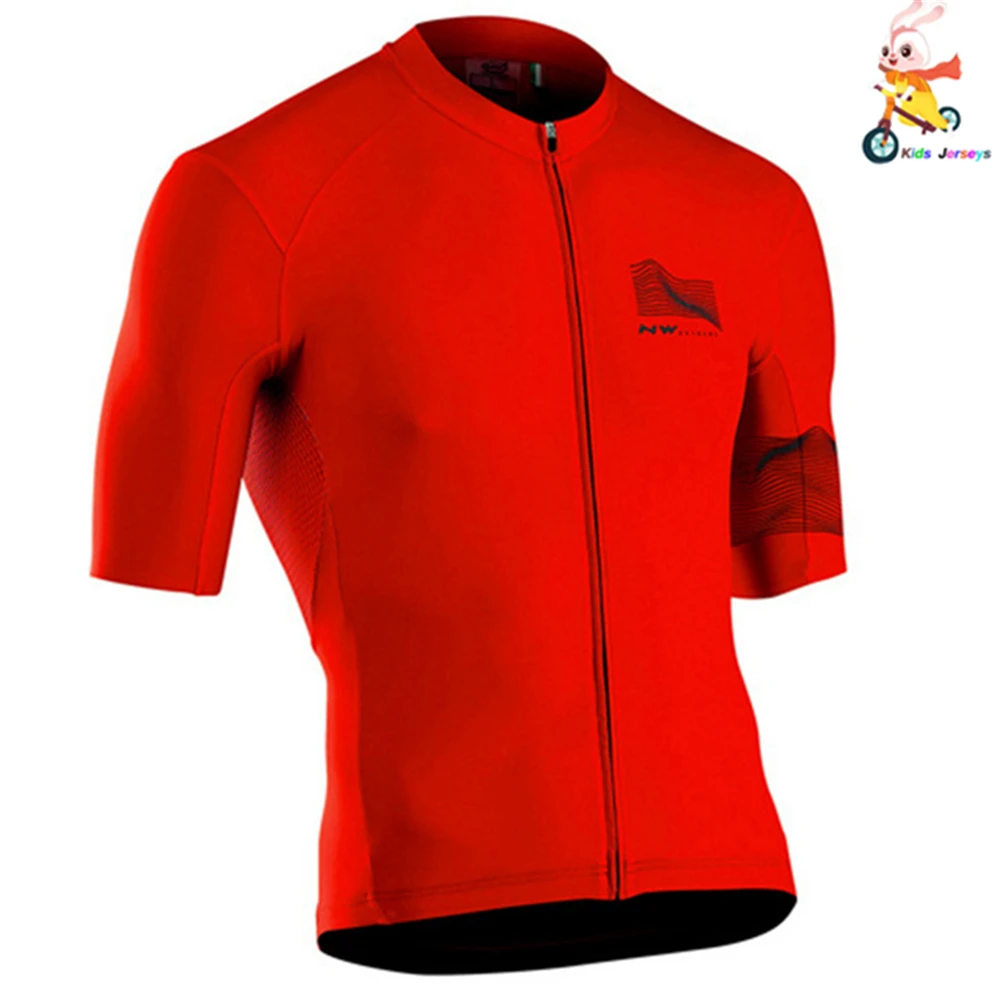 only jerseys Northwave Детский комплект для велоспорта Pro Team Cycle Jersey Mtb с коротким рукавом, Майки для велоспорта, одежда для девочек и мальчиков, комплект одежды для велоспорта - Цвет: only jerseys