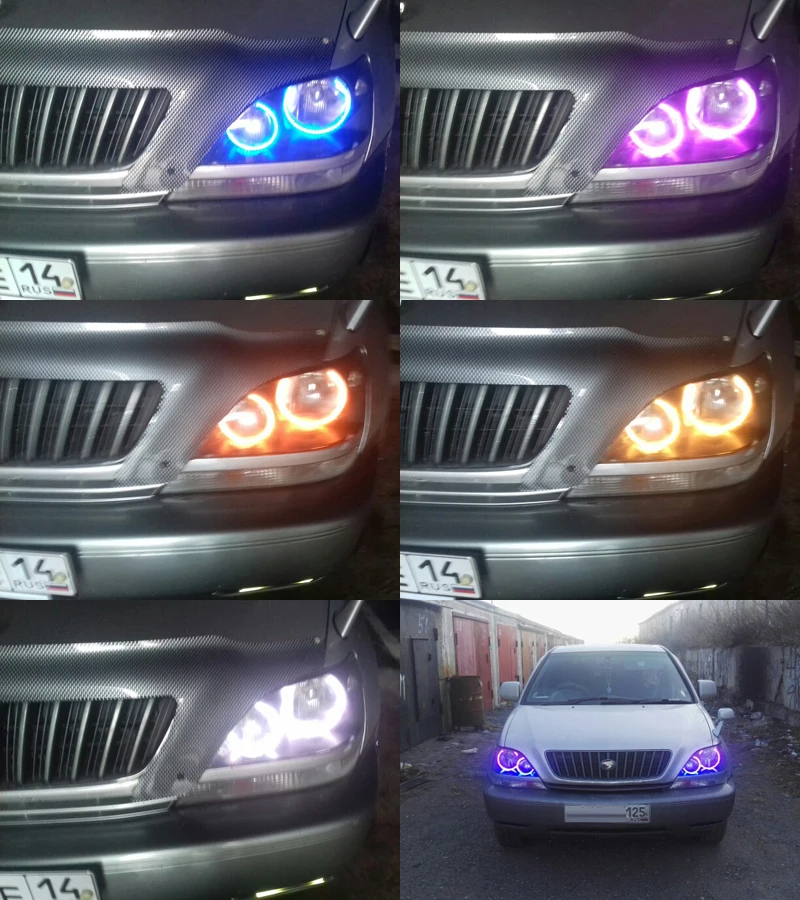 Для Toyota Harrier 1997 1998 1999 2000 2001 2002 2003 RF remote Bluetooth APP многоцветный ультра яркий RGB