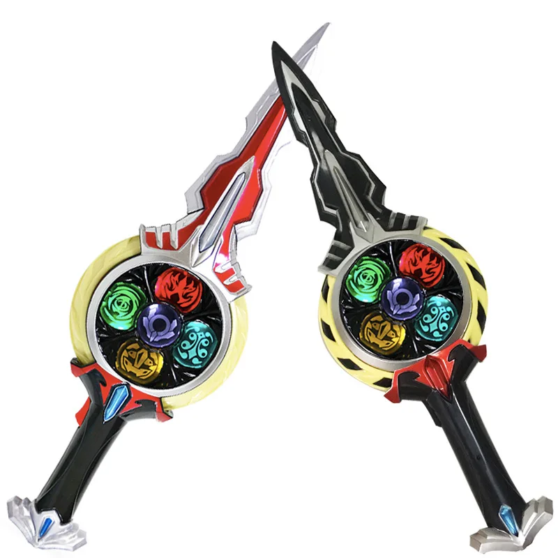 

Uub round Sword Siro Sword Turning Summon Weapon Sound And Light Circular Ring Toy Superman sportshero jie Del Not Ring