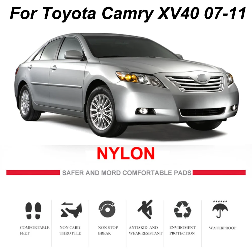 Для Toyota Camry LHD 6th XV40 2007 2008 2009 2010 2011 заказной автомобильный коврик, авто интерьер, нейлоновая резиновая подложка