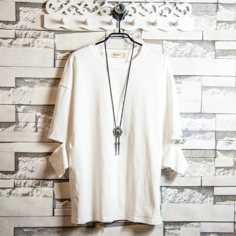 

Short-sleeved t-shirt male 2019 new men's embroidery Korean version of the trend of simple men's clothing