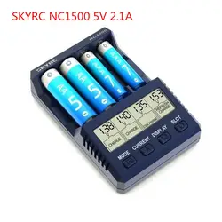 Новый SKYRC NC1500 5 V 2.1A 4 слота lcd AA/AAA зарядное устройство и анализатор NiMH батареи зарядное устройство Разрядка и обновление