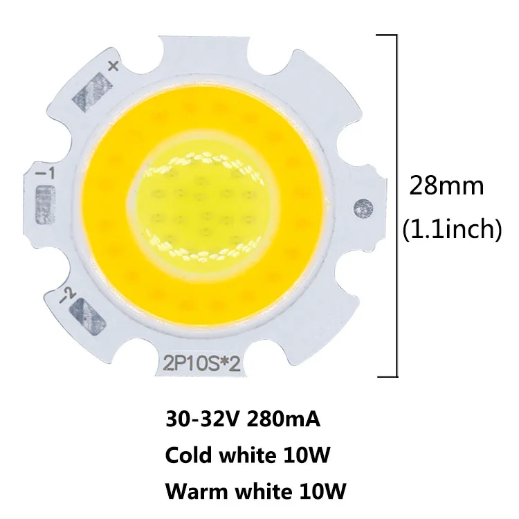 Two-color 20w 28mm Двухцветная круглая лампа 6 Вт/10 Вт/14 Вт/20 Вт/30 Вт/60 Вт, двойные лампы, светодиодный COB светильник, лампа, чип для светодиодной лампы, точечный светильник, светильник, диодные лампы - Испускаемый цвет: Two-color 20w 28mm