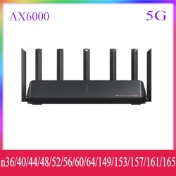Roteador aiot 6000mbs vpn 2021 original, amplificador de rede ax6000 wifi6 com 512mb de rede qualcomm cpu, repetidor de sinal externo