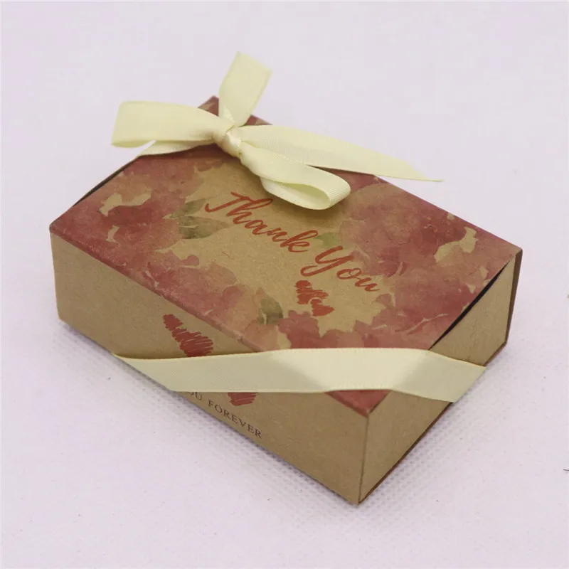 box as pic 50 шт. в партии Diy спасибо коробка для подарков в форме сердца марбель фоновая коробка для конфет США stample дизайн подарочная упаковка - Цвет: box as pic