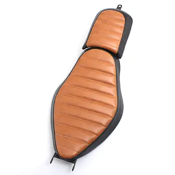 

Motorcycle Solo Rider Driver Seat Two-Up Seat Rear Passenger Pillion Pad For Harley Sportster XL 883 1200 883 Forty-Eight Custom