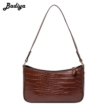 

2020 Vintage Women Handbag Crocodile Pattern Fashion Trendy Shoulder Bag for Travel High Quality PU Leather Messenger Bag