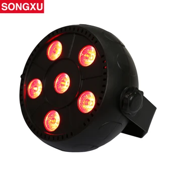 

Mini 6 pcs LED Colorful Par Light 6W LED RGB 3in1 Mini Pumpkin Light for Nightclub Disco Hotels Par Light/SX-PL0601