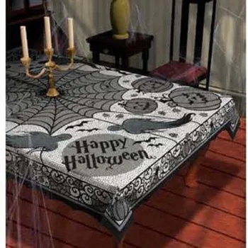 

Halloween Party Decoration Sealing Label Stickers Pumpkin Cookie Bag Lace Spider Web Tablecloth Halloween Horror Party