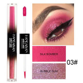 

Newly Double Head Liquid Eyeshadow Pearlescent Matte Polarized Shiny Two-Color Eyeshadow CLA88