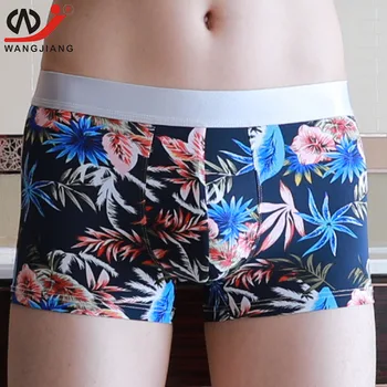 

WJ 2019 calzoncillos de interior, boxeadores, algodón para hombre, Boxer Cueca, para hombre para hombres, ropa pantalones cortos