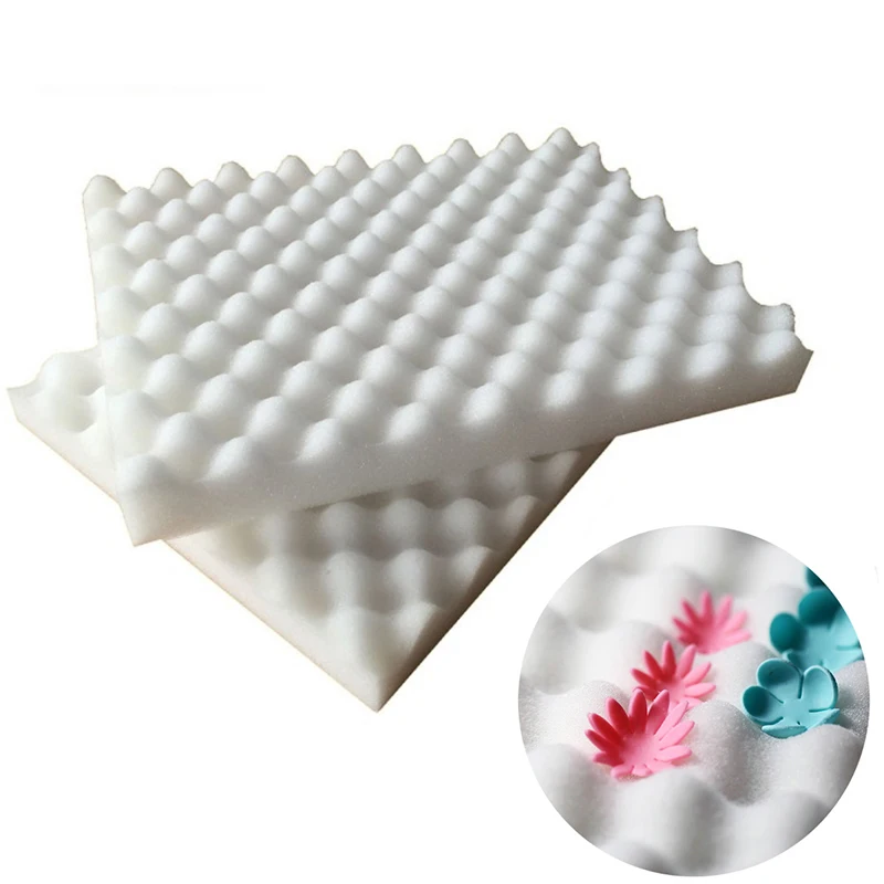 2 шт. торт Fondant (сахарная) сахар цветок губка Мат инструмент форма для украшения