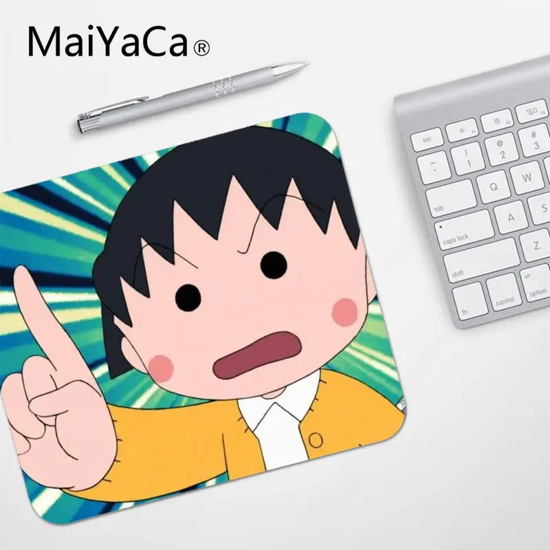 MaiYaCa высокое качество Chibi Maruko противоскользящие прочные силиконовые компьютерные коврики Лидер продаж подставка под руку мышь