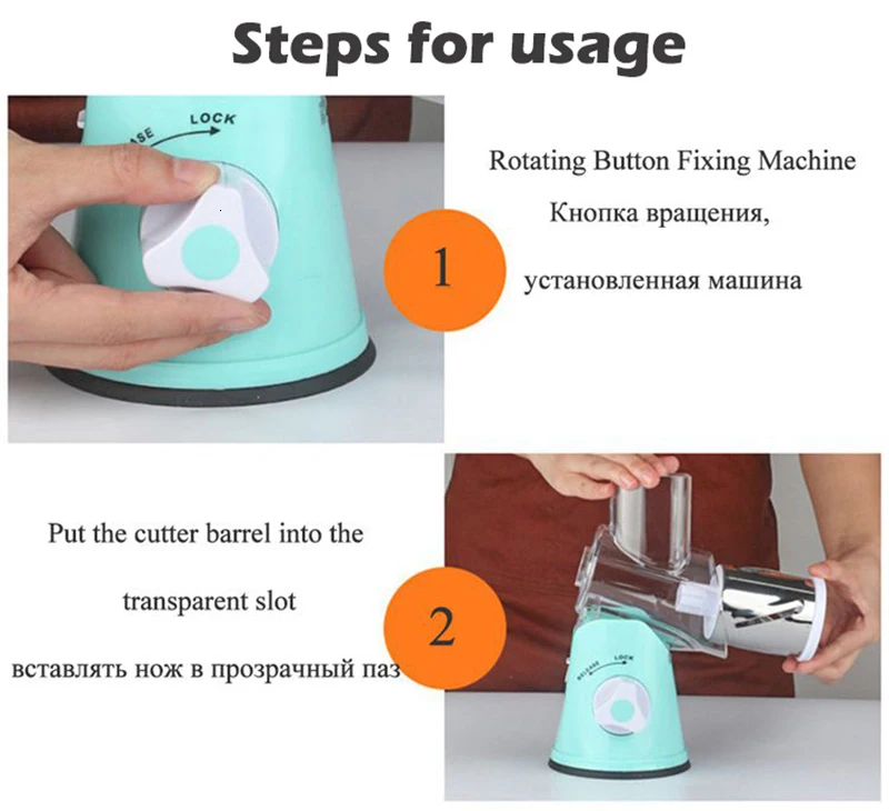 Rotary Drum Grater – CRUNCHEX