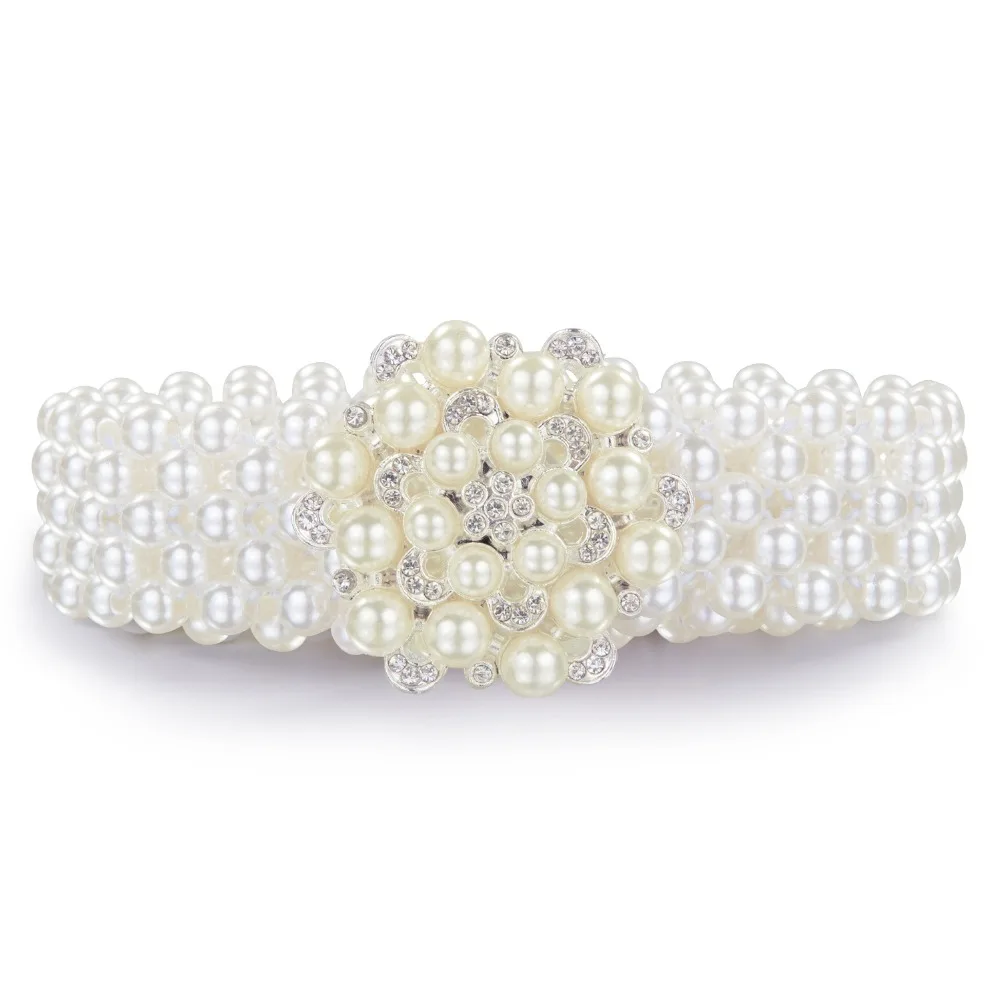 Роскошные женские Стразы пояс Женский яркий невесты широкий bling Кристалл Алмаз талия длинная цепь пояс Стразы пояс с жемчугом