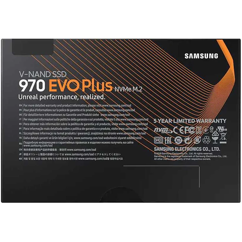 Накопитель SSD Samsung PCI-E x4 2Tb MZ-V7S2T0BW 970 EVO Plus M.2 2280