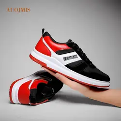 2019 летние новые мужские кроссовки сетчатая обувь сетчатая повседневная обувь дышащая беговая Обувь Корейская ОБУВЬ сезонная обувь