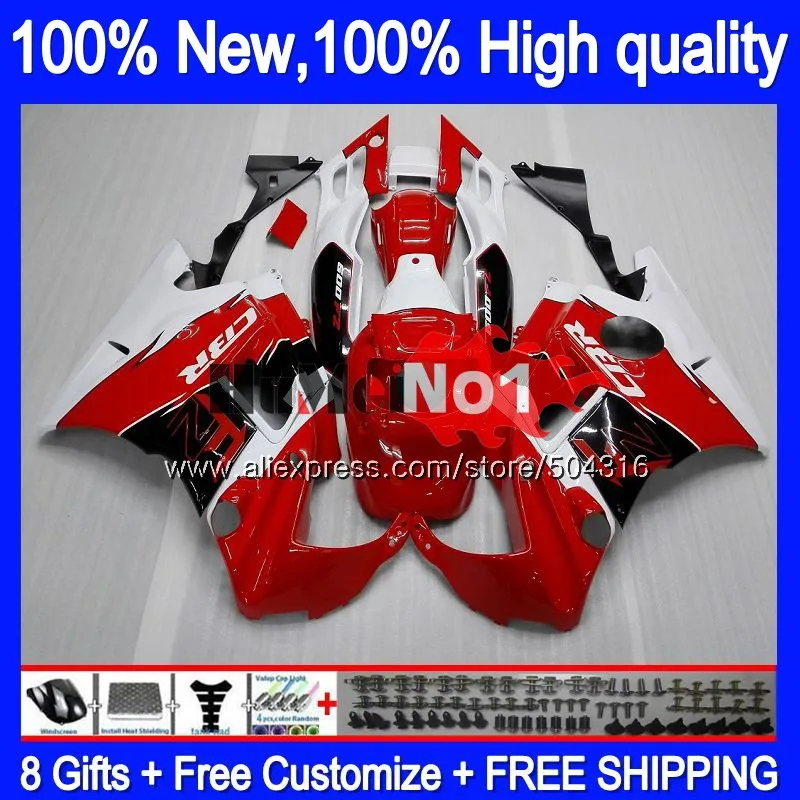 Корпус+ майка для HONDA CBR600FS CBR 600F3 600 F3 CC 97-98 красный, белый 3MC. 7 CBR600 F3 FS 600CC CBR600F3 97 98 1997 1998 обтекатели