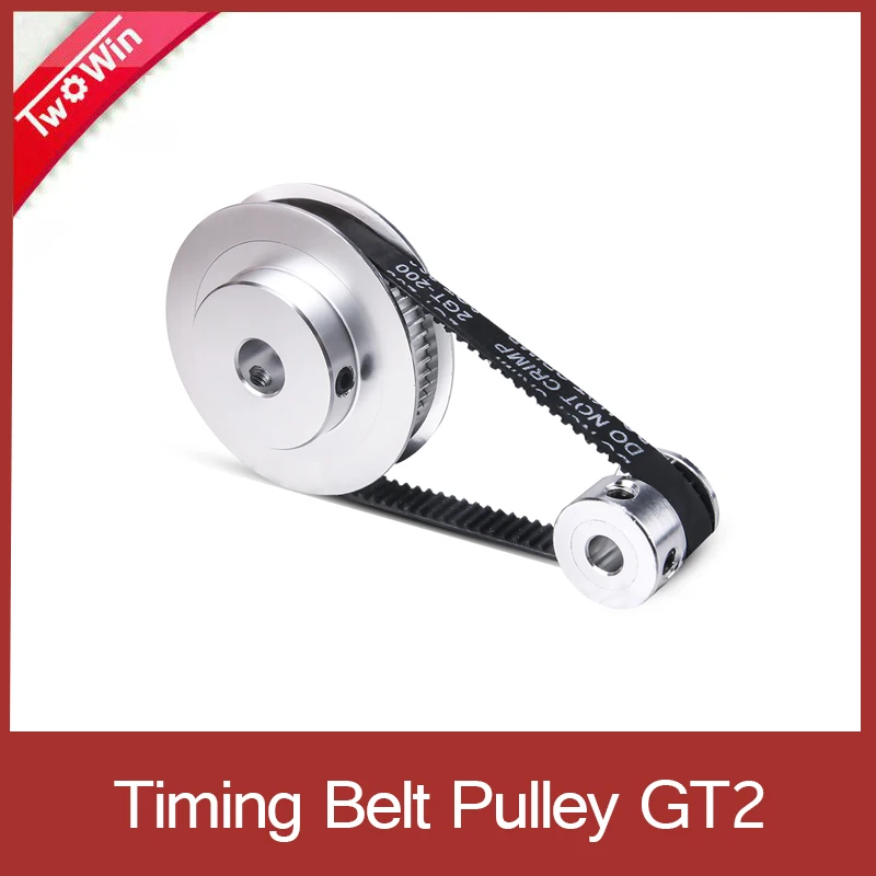 GT2TimingBeltPulley60Teeth20TeethReduction3113Width6mm