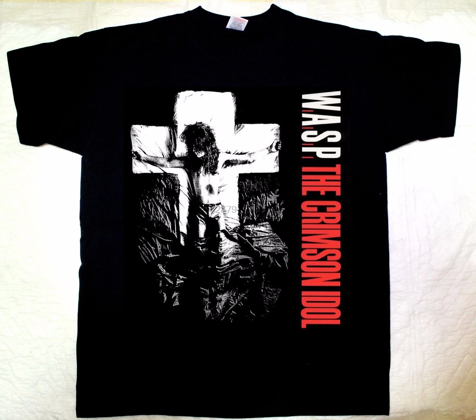 Новая Черная Футболка W A S P Crimson Idol92 с тяжелой металлической лентой витой