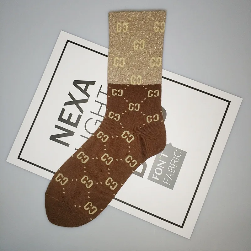 Happy Socks, женские серебристые и луковые носки, женские универсальные носки средней длины, милые женские носки Harajuku - Цвет: see chart