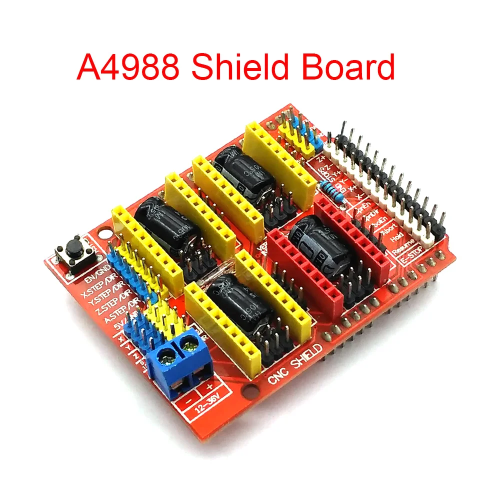 

New 1PCS V3 Engraver 3D Printer CNC Shield Expansion Board A4988 Driver