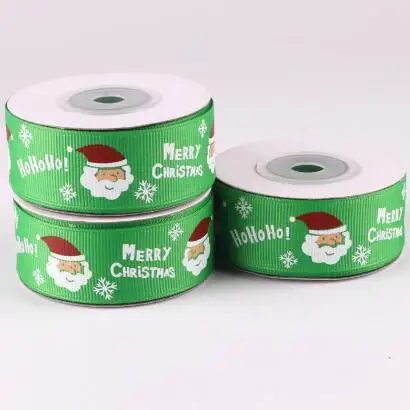 Зеленый 10Yardsx2cm Christmas Colorful Satin Ribbon Packing Tape DIY Crafts Gift Packing Belt Bow For Sewing Accessories Xmas Tree Decor - Цвет: Зеленый