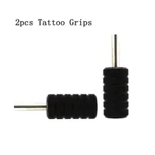 2 шт. алюминиевый сплав ручка 35 мм для тату-машинки для тату-пистолета ручка ручки трубки с задней стволовыми пистолетными трубами