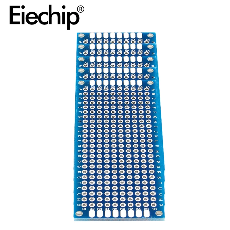10pcs Electronic PCB Board 3x7cm Diy Universal Printed Circuit Board 3*7cm Double Side Prototyping PCB For Arduino Copper Plate