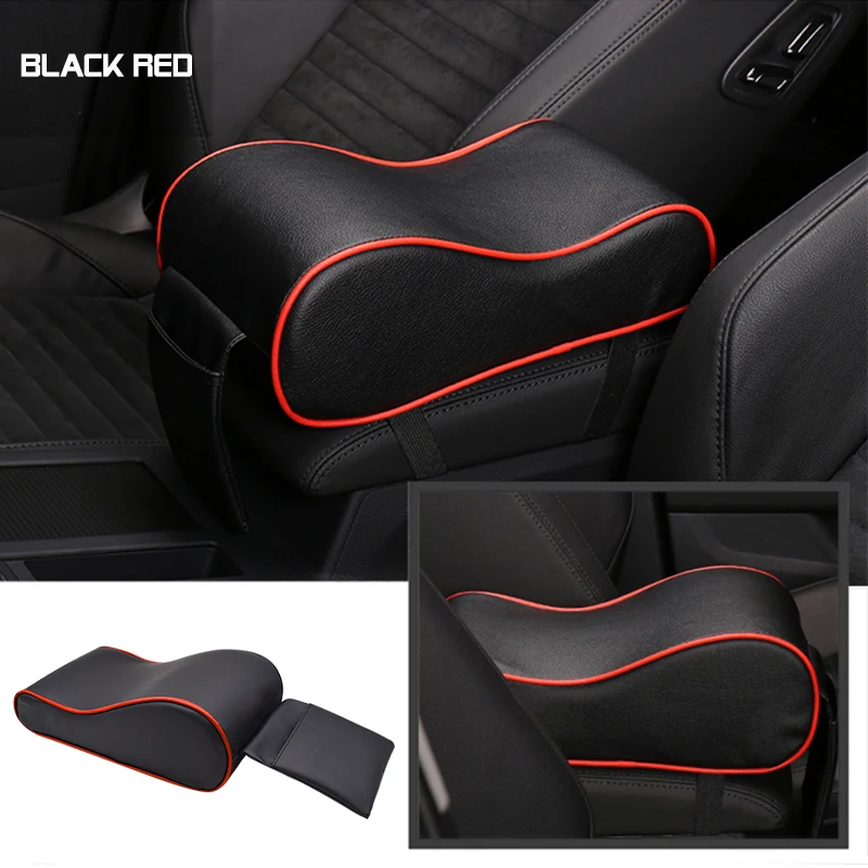 

New Microfiber Leather Car Armrest Pad Cover Universal Auto Car Center Console Arm Rest Seat Box Pad Protective Car Styling