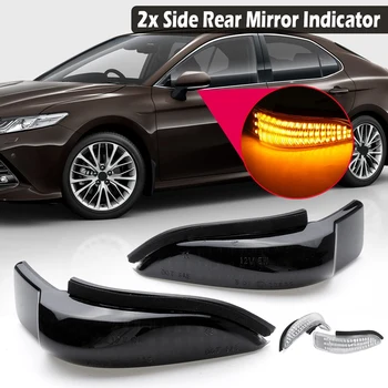 

2Pcs Car Flowing Turn Signal Lights Side Rearview Mirror Light LED DynamicTurn Signal Indicator Blinker for Toyota Camry Corolla