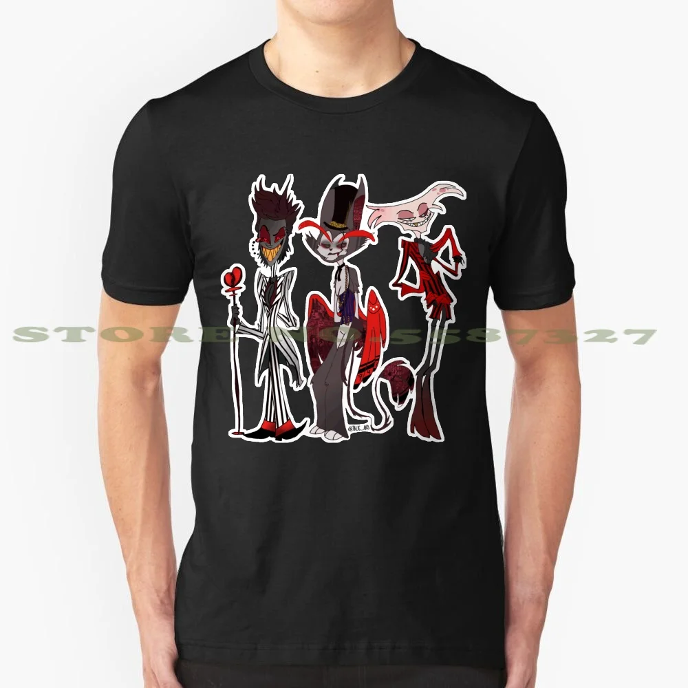 Забавная женская футболка с рисунком по индивидуальному заказу от Hazbin Royale Talie Arts