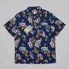 BOB DONG Pineapple Guitar Tropical Short Sleeeved Shirts Unisex Aloha Tee Shirts 2