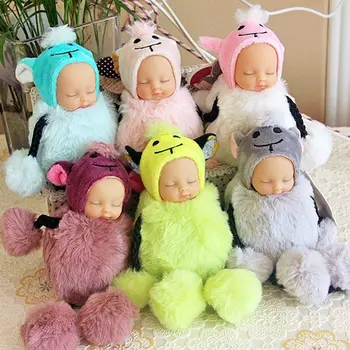 

18CM Small Baby Sleeping Dolls Toys For Kids Sleeping Accompany Doll Birthday Christmas Present Toy Doll Reborn