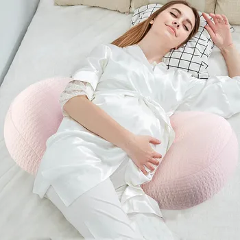 

Pregnant Women Pillow U Shape Belly Waist Support Side Sleeper Pillow Multi-function Pregnancy Pillow for Maternity Sleep Pillow